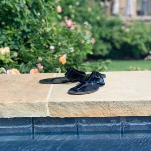 Joie leather flip flops
